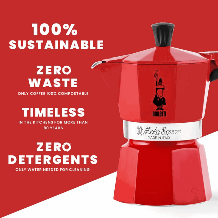 sustainable aluminium coffee maker