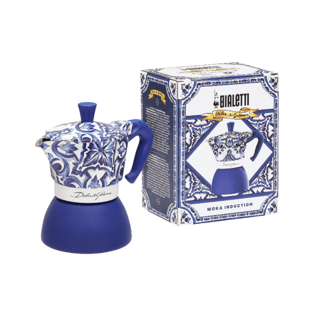 Bialetti X Dolce&Gabbana Blue Mediterranean Moka Induction