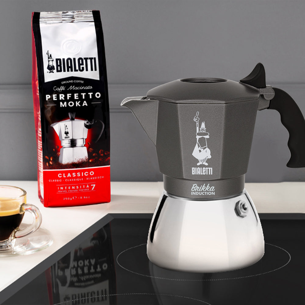 induction brikka coffee maker bialetti