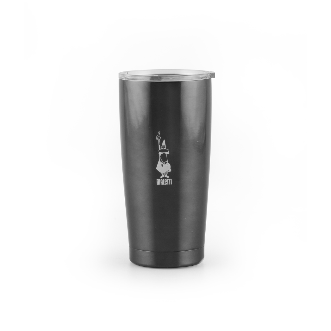 Bialetti Thermic Double Walled Stainless Steel Travel Mug (550ml) - Grey