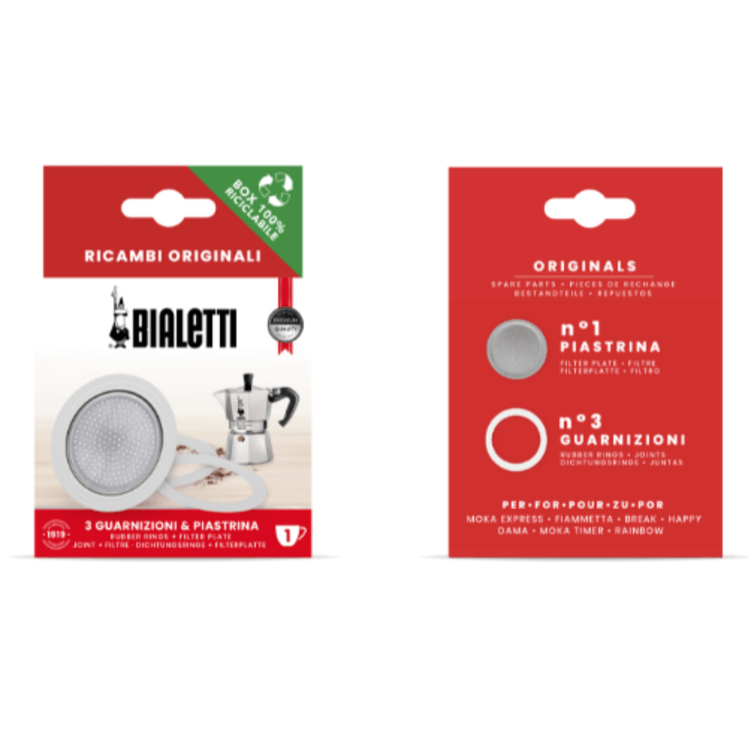Gasket & Filter - Bialetti Moka/Dama