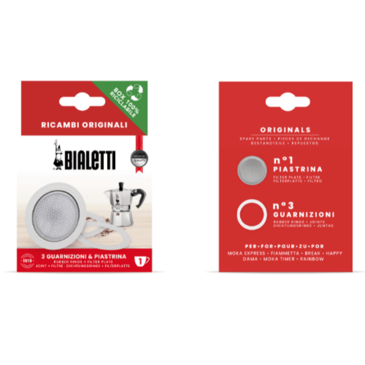 Gasket & Filter - Bialetti Moka/Dama