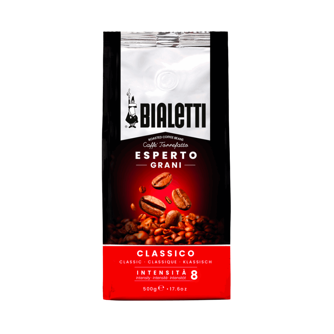 Bialetti Whole Bean Coffee Packaging Red