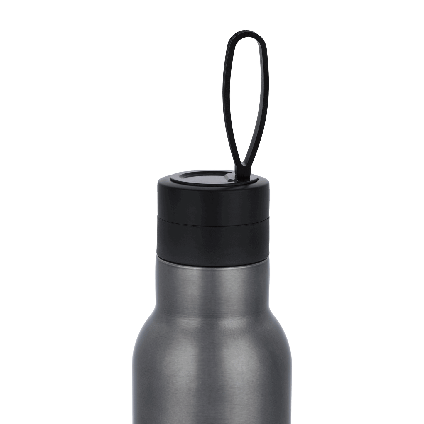 insulated drinks bottle for tea or coffee in grey