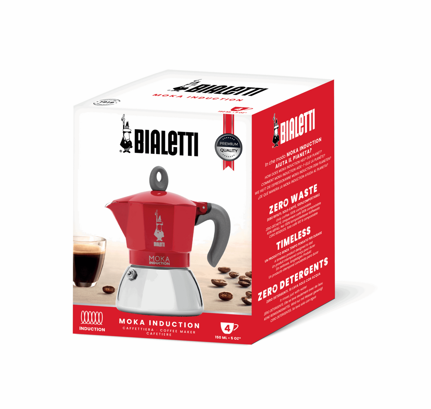 packaging for Bialetti Moka Induction UK
