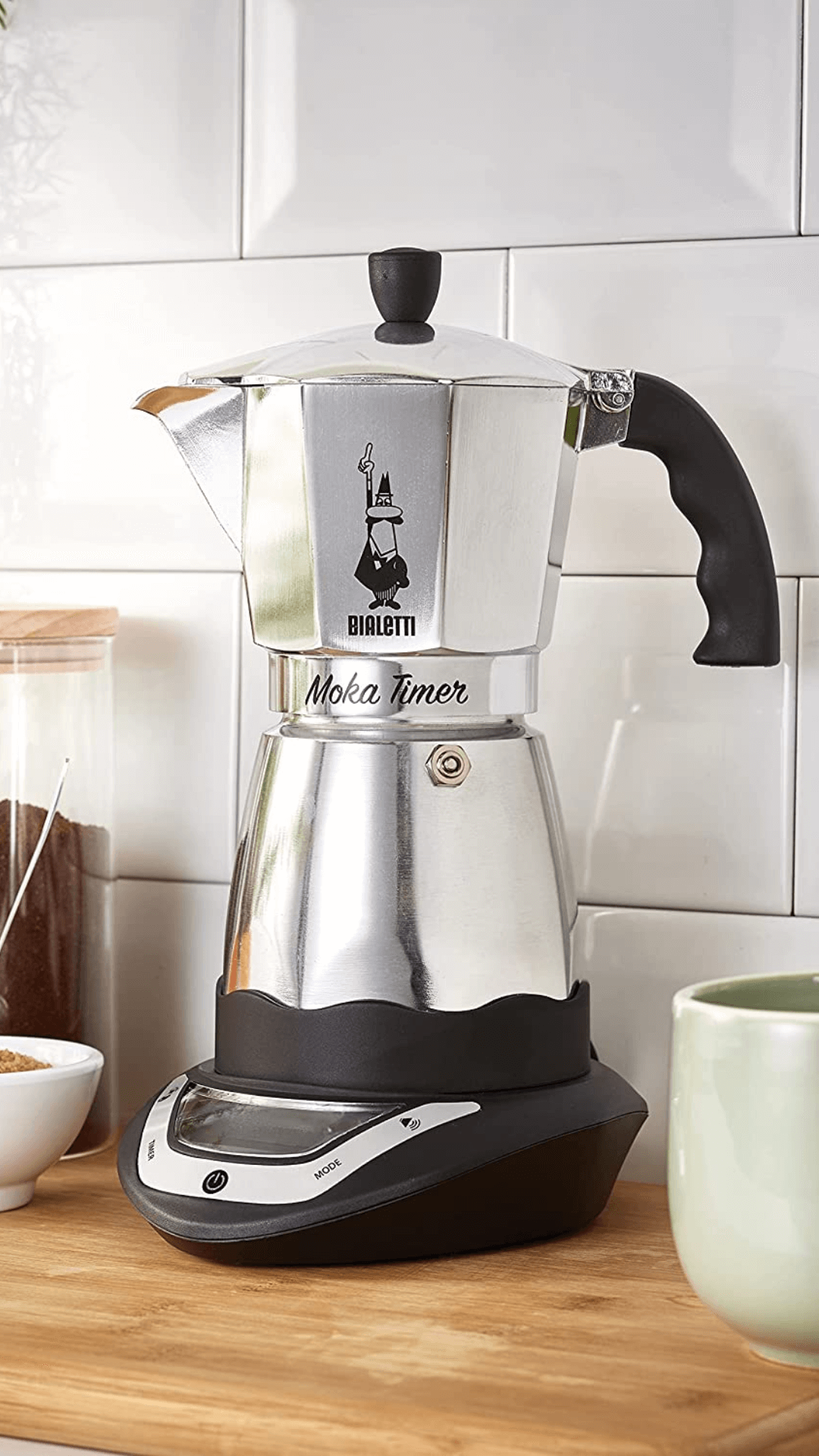 Biitfuu Electric Italian Coffee Pot Coffee Maker Transparent PP