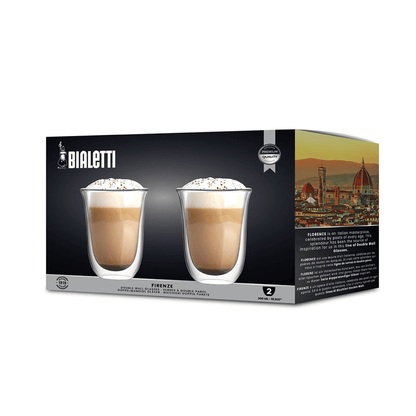 Firenze Double Walled Latte Glasses (300ml - Set of 2)