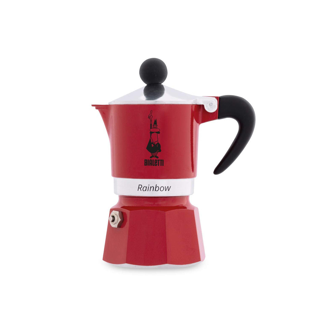 Bialetti red moka express stovetop coffee maker