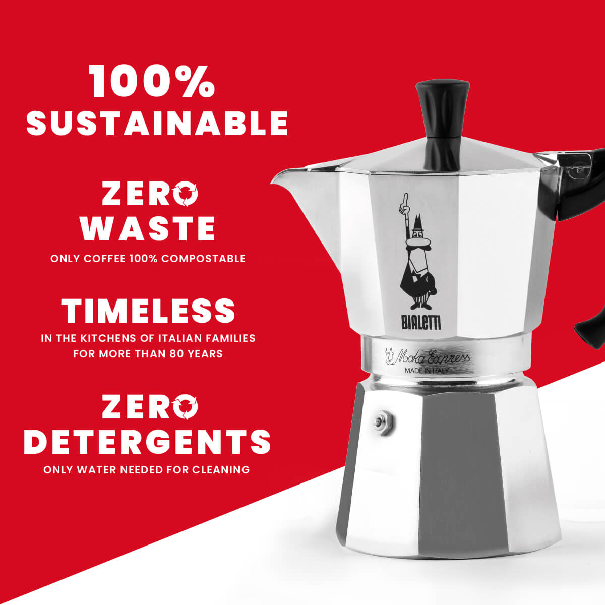 Italian stovetop shop coffee maker