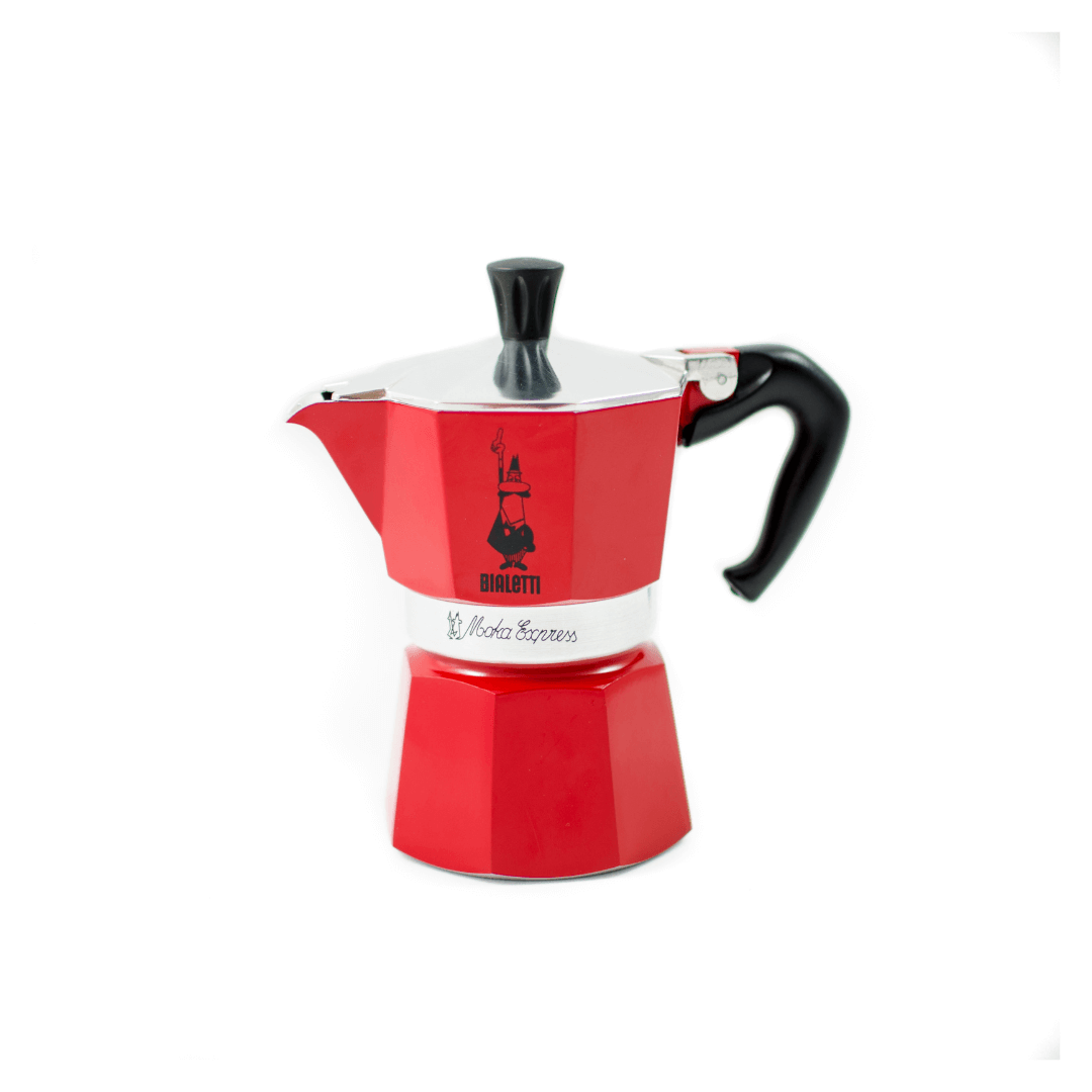 Red coffee pot