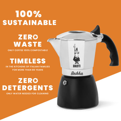 Sustainable coffee maker by Bialetti free uk delivery