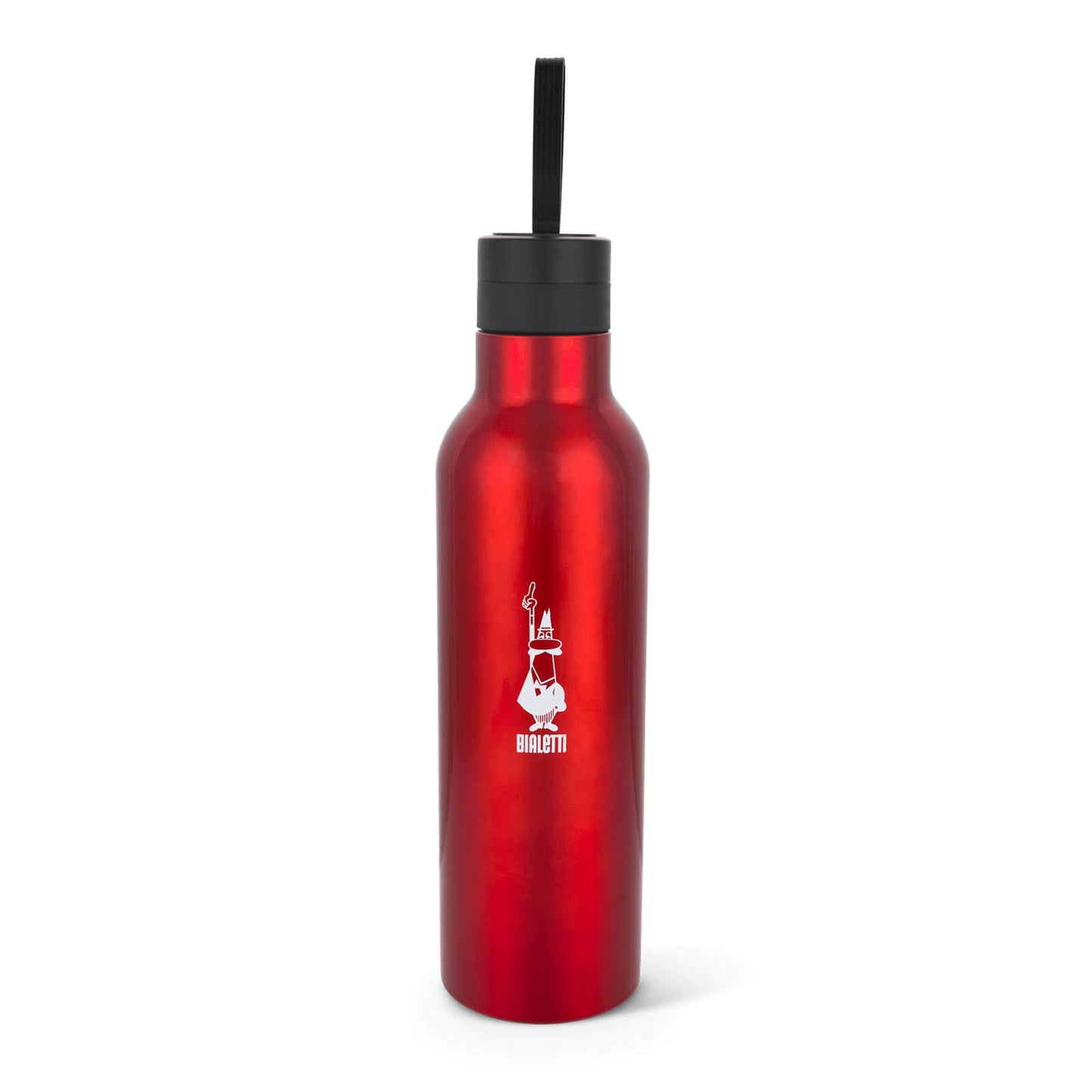 red thermal drinks bottle